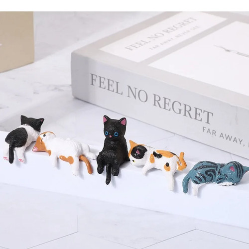 5pcs cute sleeping kitten mini - sleeping,